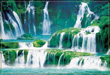 Фотообои 9 листов Каскад водопадов оптом